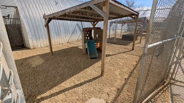 Renovated outdoor play area